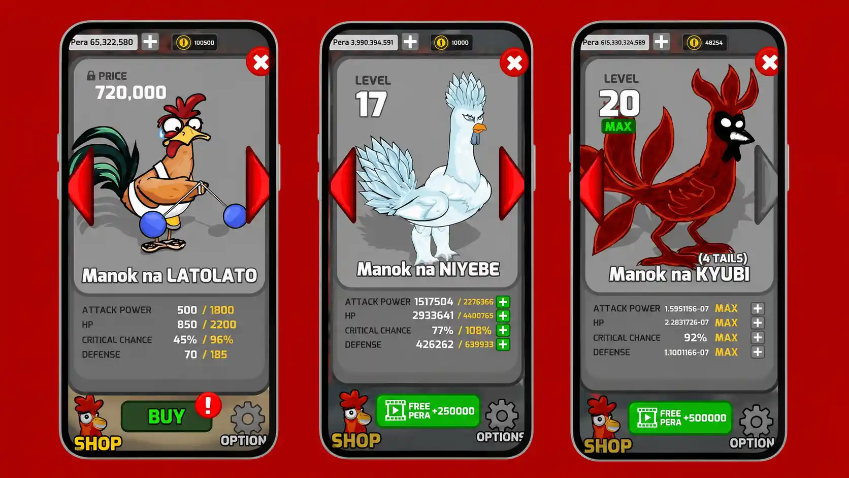 Unlock all chickens